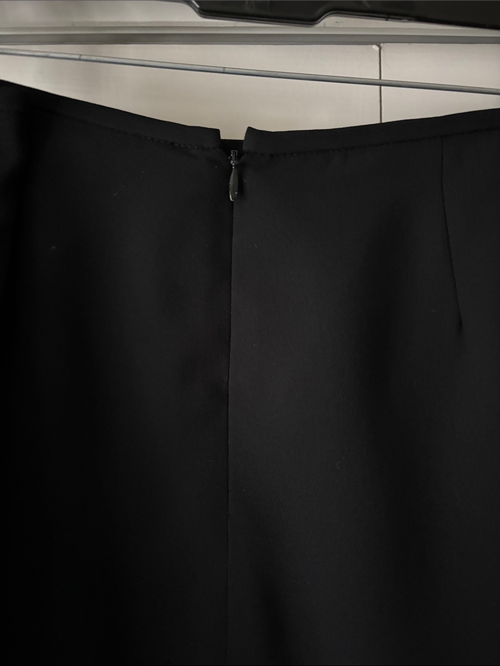 Evan Picone Gray Structured Button Blazer with Black Pleated Skirt - Picture 8 of 8